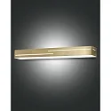 Luminaire mural BANNY haut bas IP20, laiton, satiné gradable