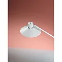 Fabas Luce Lampe de bureau PANAREA CCT Switch, réglable, avec variateur tactile IP20, argent, blanc mat gradable
