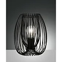 Lampe de table CAMP E27 IP20, noir  gradable