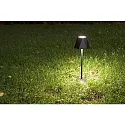 Lampe de table à accu KATY haut / bas, avec connexion USB, avec variateur tactile IP54, noir gradable