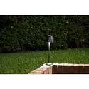 Lampe de table à accu KATY haut / bas, avec connexion USB, avec variateur tactile IP54, noir gradable