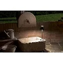 Lampe de table à accu KATY haut / bas, avec connexion USB, avec variateur tactile IP54, noir gradable