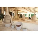 Fabas Luce LED Battery table lamp JUDY Outdoor luminaire, 3W, 3000K, 320lm, IP54, white