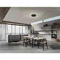 Fabas Luce Luminaire à suspension PRADO IP20, or, noir, laiton satiné gradable