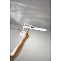Fabas Luce Lampe de bureau BEBA CCT Switch, réglable, avec variateur tactile IP20, argent mat gradable
