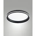 Luminaire de plafond ISY Ø 35CM CCT Switch, avec anneau décoratif, avec espaceur IP20, noir gradable