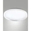 Luminaire de plafond ISY Ø 55CM CCT Switch, avec anneau décoratif, avec espaceur IP20, blanche gradable