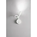 Fabas Luce Luminaire mural FLUX avec bras flexible IP20, noir