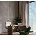 Fabas Luce desk lamp ZERMATT CCT Switch, adjustable, with touch dimmer IP20, grey, titanium dimmable