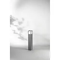 Fabas Luce bollard lamp SMUK E27 IP54, dark grey
