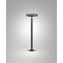 Fabas Luce solar bollard lamp PALMER with sensor IP54, dark grey