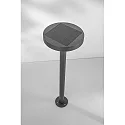 Fabas Luce solar bollard lamp PALMER with sensor IP54, dark grey