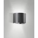 Luminaire mural d’extérieur CODY IP54, gris foncé