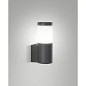 Luminaire mural d’extérieur GORLA E27 IP54, gris foncé