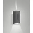 Luminaire mural d’extérieur LULY IP65, gris foncé