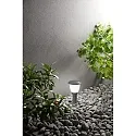 Fabas Luce Borne d'éclairage THIAGO 30 E27 IP65, gris foncé