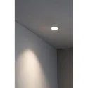 Faro Plafonnier encastré FRESH GU10 IP20, blanc mat