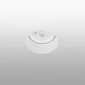 Faro Plafonnier encastré FRESH GU10 IP20, blanc mat