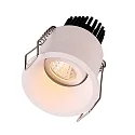 Faro Plafonnier encastré FOX LED IP20, blanc mat