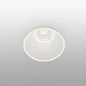 Faro Plafonnier encastré FRESH GU10 IP44, blanc mat