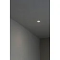 Faro Plafonnier encastré FRESH GU10 IP44, blanc mat