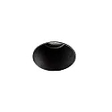Plafonnier encastré FRESH GU10 IP65, noir mat