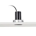 Faro ceiling recessed luminaire FRESH GU10 IP65, black matt