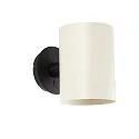 wall luminaire GUADALUPE E27 IP20, beige, black matt 