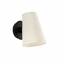 wall luminaire LUPE E27 IP20, beige, black 
