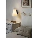 Faro Luminaire mural LUPE E27 IP20, beige, noir 
