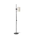 Lampadaire GUADALUPE E27 IP20, beige, noir mat 