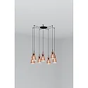Faro Luminaire à suspension RETRO 7 flammes E14 IP20, cuivre, mat 