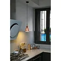 Faro Luminaire à suspension RETRO E14 IP20, cuivre, mat 
