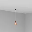 Faro Luminaire à suspension RETRO E14 IP20, cuivre, mat 
