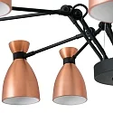 Faro Luminaire à suspension RETRO 12 flammes E14 IP20, cuivre, mat 