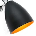 Faro Luminaire mural RETRO E14 IP20, cuivre, noir mat 