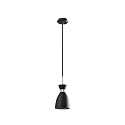 Luminaire à suspension RETRO E14 IP20, cuivre, noir mat 