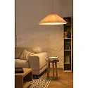 Faro Luminaire à suspension SAIGON IN 3 flammes E27 IP20, noir mat, ivoire 