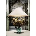 Faro Luminaire à suspension SAIGON IN 4 flammes E27 IP20, noir mat, couleur naturelle 