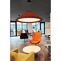 Faro pendant luminaire SAIGON IN 4 flames E27 IP20, black matt, terracotta 