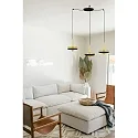 Faro Luminaire à suspension WHIZZ 3 flammes E27 IP20, or, noir 