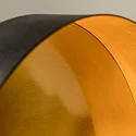 Faro Luminaire mural WHIZZ E27 IP20, or, noir mat 