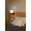 Faro Luminaire mural FRAME E27 IP20, blanche, or antique 