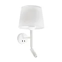 wall luminaire SAVOY E27 IP20, white 