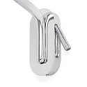 wall luminaire ETERNA E27 IP20, chrome, white 