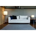 Lampadaire DRUM E27 IP20, beige, noir mat 