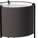 Faro floor lamp DRUM E27 IP20, grey, black matt 
