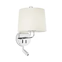 Luminaire mural MONTREAL E27 IP20, beige, chrome 