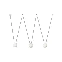 Luminaire à suspension MINE 3 flammes E27 IP20, blanc mat 