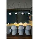 Faro Luminaire à suspension MINE 4 flammes E27 IP20, blanc mat 